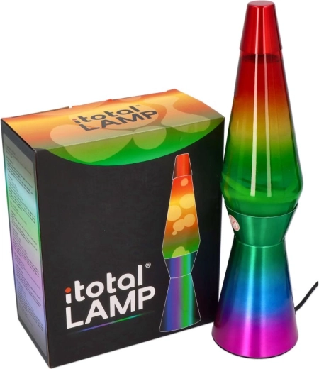Decoratieve regenboog-lavalamplamp