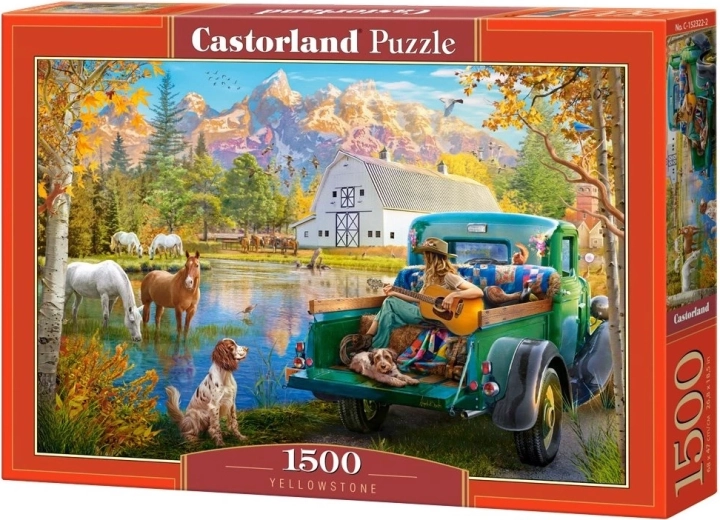 Castorland puzzel Yellowstone 1500 stukjes