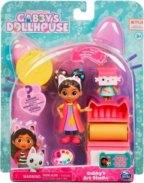 Figuren Gabby’s poppenhuis: Kleine set Kunststudio