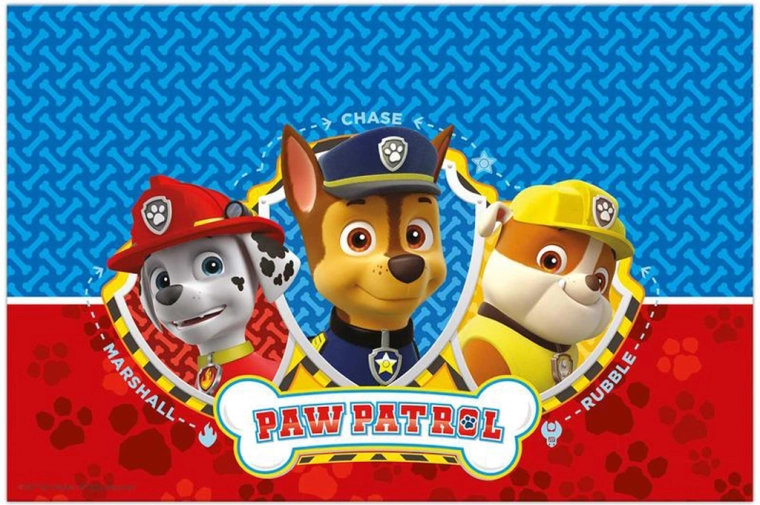 Kinder plastic tafelkleed Paw Patrol 120 × 180 cm