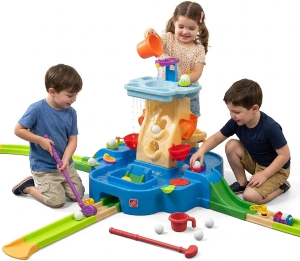 Step2 waterspeeltafel met minigolfbaan 2-in-1