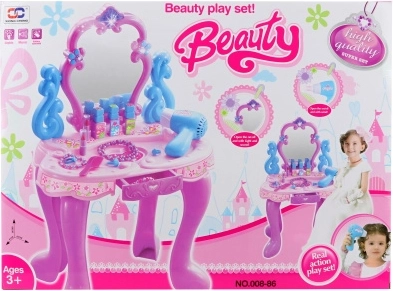 Kinder Kaptafel met Spiegel en Accessoires
