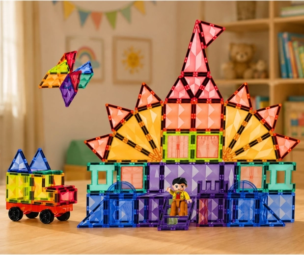 Creatieve 3D modellen: kastelen, voertuigen en nog veel meer