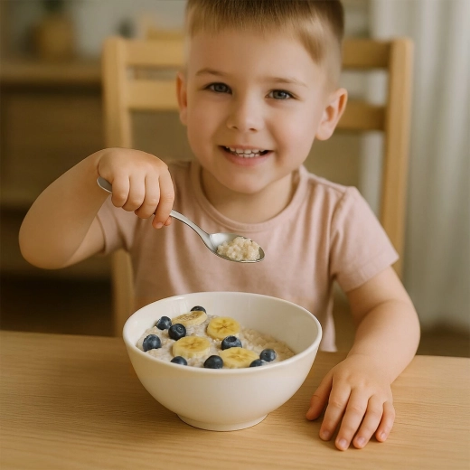 Kindvriendelijke vorm voor comfortabel eten