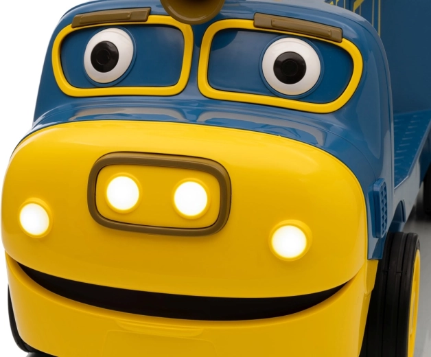 Rubberen wielen en LED-verlichting