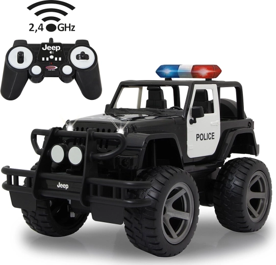 RC Jeep Wrangler Police met afstandsbediening