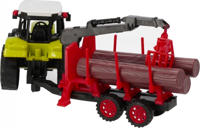 Bewegende kraan voor het laden van boomstammen