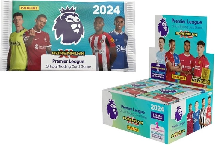 Panini Premier League 2024 Adrenalyn XL verzamelkaarten – 36 zakjes