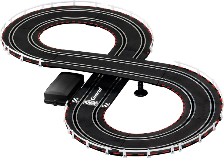 Baan van 2,4 m voor twee racers