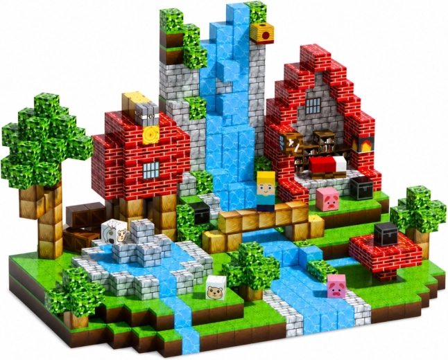 Pixel-fantasymotief voor creatieve scènes