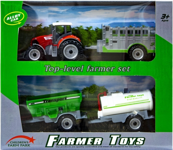 Tractor met verwisselbare aanhangers - 1 stuk