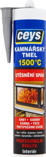 Vuurvaste kachelkit 310 ml zwart CEYS