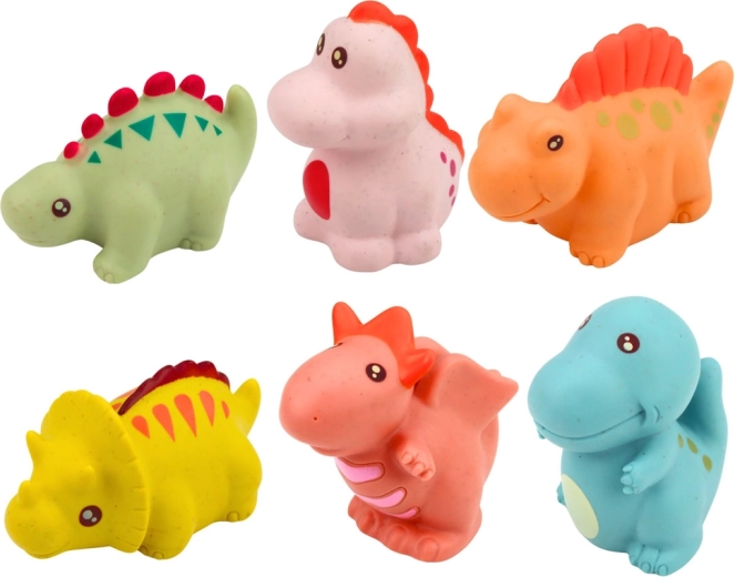 Set van 6 schattige dinosaurussen
