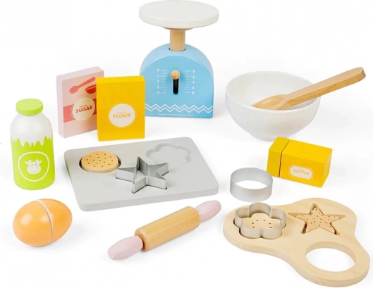 Houten bakset voor kinderen
