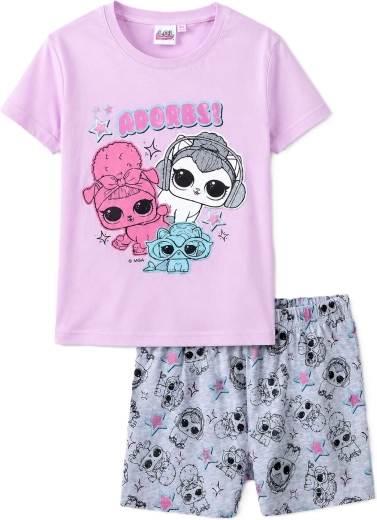 Roze-grijze katoenen pyjama LOL