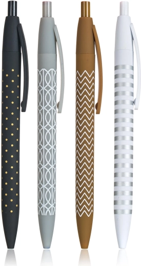 Balpen Trendy mix (4 stuks)