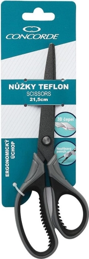 Schaar CONCORDE met tefloncoating 21,5 cm