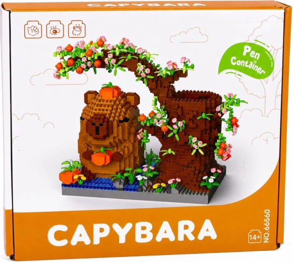 Cadeauverpakking en aantrekkelijk capibara-motief