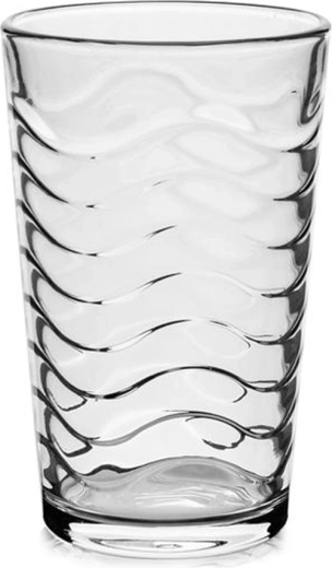 Glas TORO 210 ml met golfpatroon