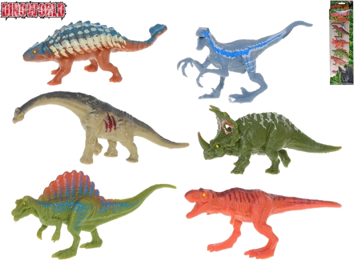 Set Dinoworld dinosaurussen – 6 realistische figuren