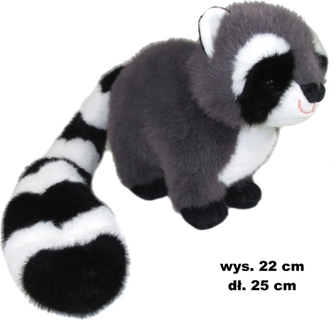 Pluchen wasbeer 25 cm