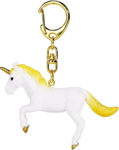 MOJO sleutelhanger springende eenhoorn met gouden details