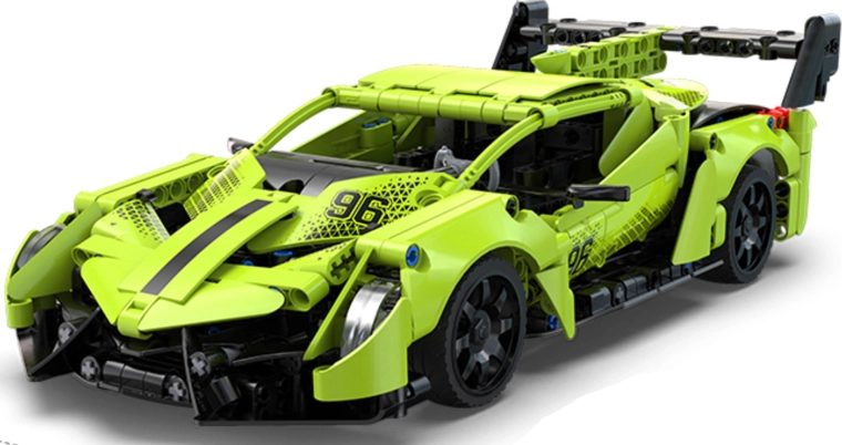 416 onderdelen en gedetailleerd sportief design