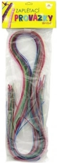 glinsterende vlechtkoorden glitter 100 cm, set van 35 stuks