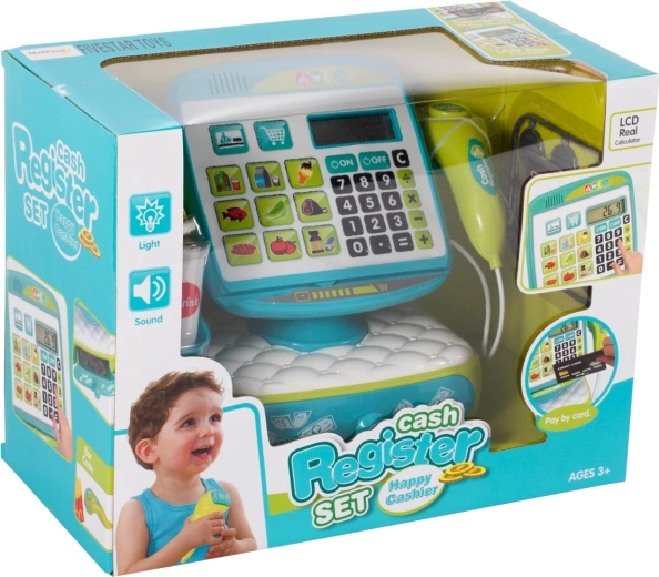 Kassa met fastfoodpaneel