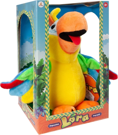 Pratende pluchen papegaai Lóra