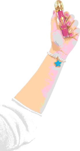 Muziekstijl: microfoon-lipgloss en armband maken