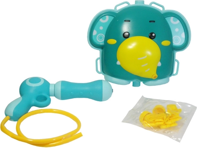 Kinderwaterpistool met rugzak in de vorm van een olifantje