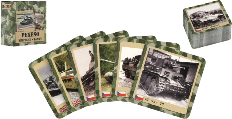 Pexeso retro Militaire tanks