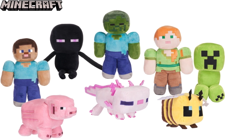 Pluchen figuurtjes MINECRAFT – superzachte knuffels voor kinderen en verzamelaars