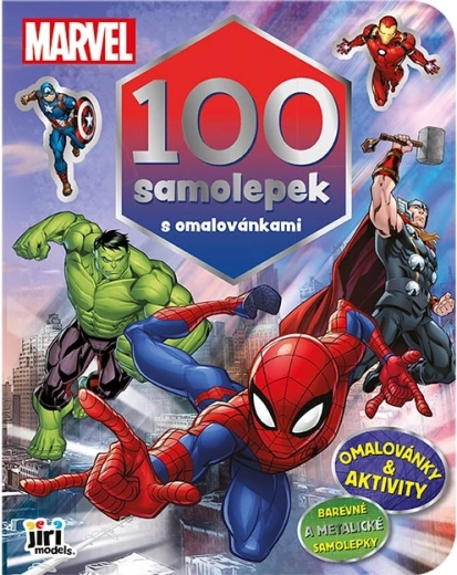 Marvel kleurboek met 100 stickers