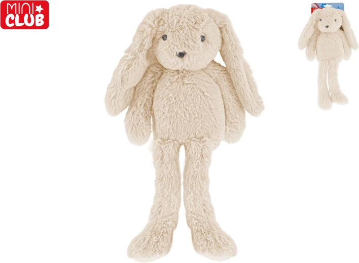Mini Club beige pluchen konijntje met lange poten 37 cm