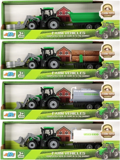 Boerentractor met aanhanger – speelgoed voor kinderen