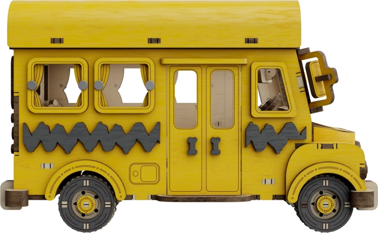 Precies houten DIY-bouwpakket