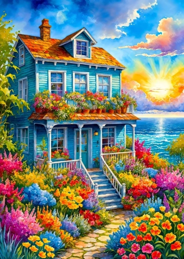 Enjoy puzzel Oceaantuin 1000 stukjes