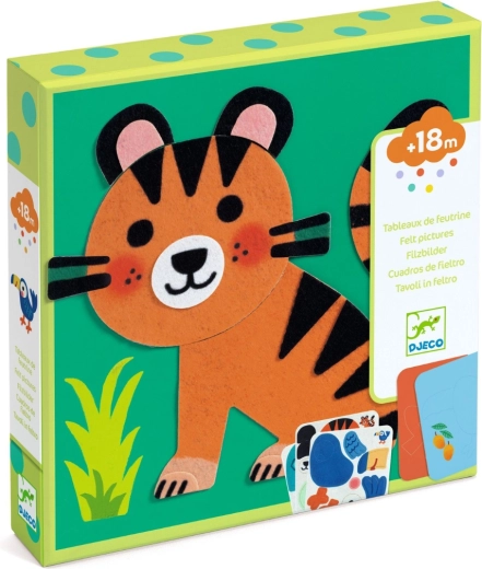 Djeco creatieve set vilten diertjes