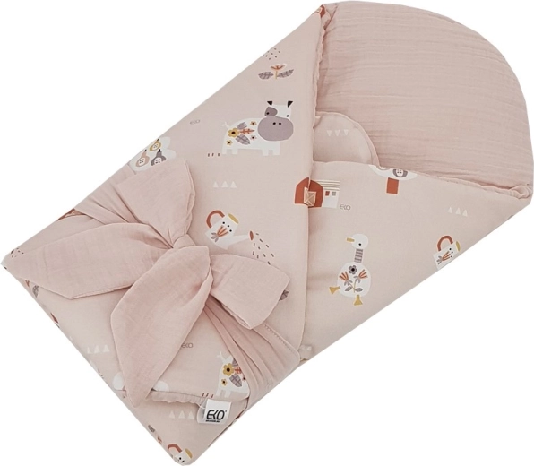 Zachte mousseline en hypoallergene vulling