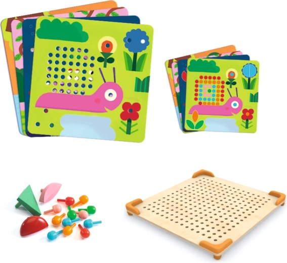 Stevig houten bord met beschermhoeken