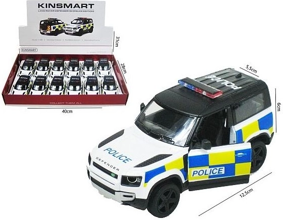 Land Rover Defender politieauto