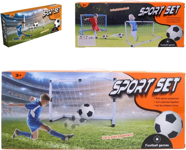 Voetbaldoeltjes met bal