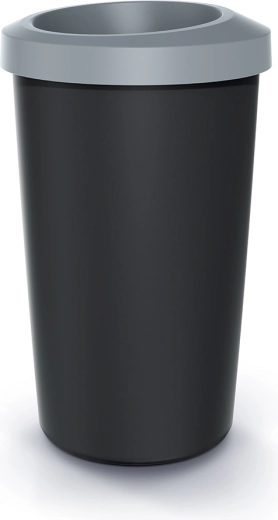 Afvalbak Compacta R Drop 45 l lichtgrijs