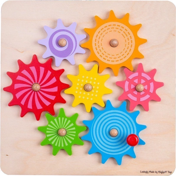 Bigjigs Toys Gekleurde Tandwielen voor Kinderen