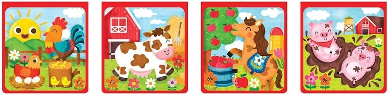 Vrolijke boerderijmotieven