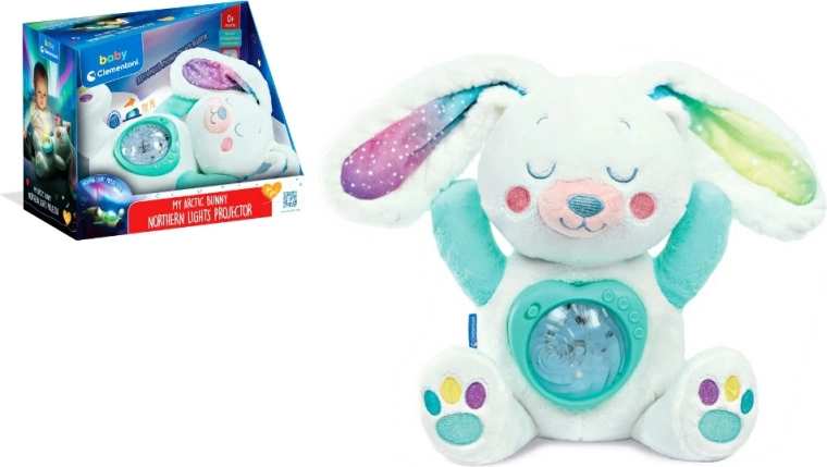 Knuffelige aurora-projector Konijntje