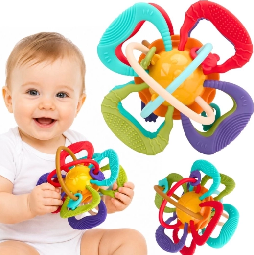 Woopie Baby sensorisch balbijtspeeltje voor baby’s