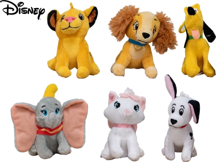 Disney pluchen sleutelhanger 11–12 cm